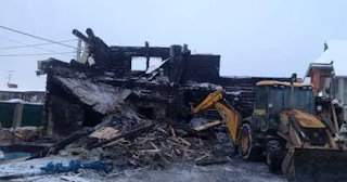 Демонтаж сгоревших зданий в Кемерово | Сварной-Кмр - снос после пожара от 1053 рублей